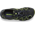 Merrell Kids Merrell Kids Hydro Choprock Sandals - Black/ Navy/ Lime