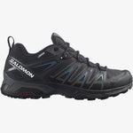 Merrell Shoe Black / 7 / M Saloman Men's X Ultra Pioneer Climasaloman™ Waterproof Hiking Shoes - Black/Magnet/Bluesteel