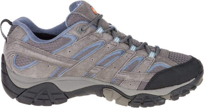 Merrell Shoe Grey / 5 / W Merrell Womens Moab 2 Waterproof Hiking Shoes (Wide) - Granite