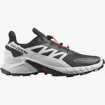 Merrell Shoe Saloman Men's Supercross 4 Trail Running Shoes - Black/White/Fiery Red