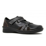 NAOT Shoe Black Brown Combination / 35 / M Naot Womens Mambo Velcro Shoes - Black Brown Combination