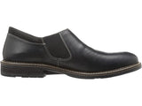 NAOT Shoe Naot Mens Director Slip On Shoes - Black Raven/Black Nubuck