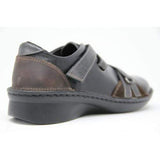 NAOT Shoe Naot Womens Mambo Velcro Shoes - Black Brown Combination
