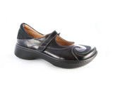 NAOT Shoe Naot Womens Sea Mary Jane Shoes - Black Ice/Black Suede