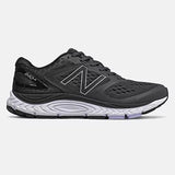 New Balance Shoe Black / 5 / 2A New Balance Womens 840v4 Running Shoes - Black/ White