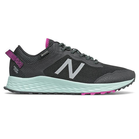 New Balance Shoe BlacK/ poisonberry / B (MEDIUM) / 5 New Balance Womens Arishi Trail Goretex Running Shoes - Black/ Poisonberry