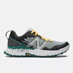 New Balance Shoe Grey / 7 / 2E (Wide) New Balance Mens Fresh Foam X Hierro v7 Trail Shoes - Grey/Green