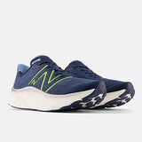 New Balance Shoe New Balance Mens Fresh Foam X More v4 Running Shoes - Blue/Yellow