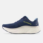 New Balance Shoe New Balance Mens Fresh Foam X More v4 Running Shoes - Blue/Yellow
