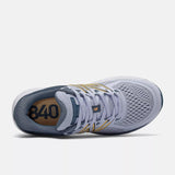 New Balance Shoe New Balance Womens 840v4 Running Shoes - Silent grey with light mango