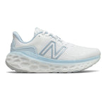 New Balance Shoe New Balance Womens Fresh Foam More v3 Running Shoes - White/Baby Blue
