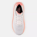 New Balance Shoe New Balance Womens Fresh Foam X More v4 Running Shoes - Grey/Pink