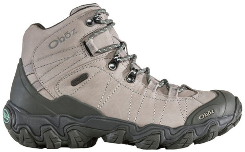 Oboz Footwear Boots Frost Grey / M / 6 Oboz Womens Bridger Mid B-Dry Waterproof Hiking Boots - Frost Grey