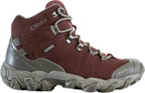 Oboz Footwear Boots Port / B (Medium) / 6 Oboz Womens Bridger Mid B-Dry Waterproof - Port