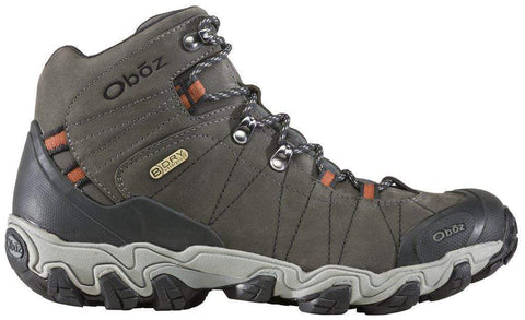 Oboz Footwear Boots Raven / 7 / M Oboz Mens Bridger Mid B-Dry Waterproof Hiking Boots - Raven