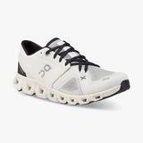 On Shoe 5 / B (Medium) / White/ Black On Running Womens Cloud X3 Running Shoes - White/ Black