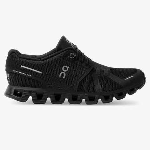 On Shoe 5 / M / Black On Running Womens Cloud 5 Running Shoes - All Black