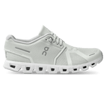 On Shoe Ice/White / 5 / B (Medium) Running Womens Cloud 5 Running Shoes - Ice/White