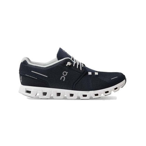On Shoe On Cloud 5 Mens Running Shoes - Midnight White