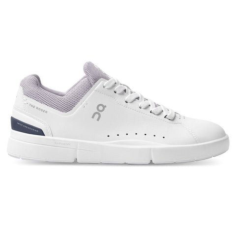 On Shoe White/Lilac / 5 / B (Medium) On Running Womens Roger Advantage Walking Shoes - White/Lilac