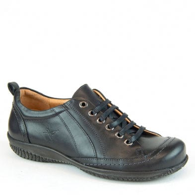 Portofino Shoe 35 / M / Black Portofino Womens Lace Sneakers - Noir/Black