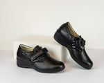 Portofino Shoe Black / 35 / M Portofino Womens Nappa Leather Cocco Grand Oxfords - Black