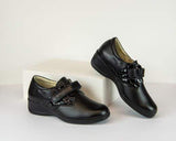 Portofino Shoe Black / 35 / M Portofino Womens Nappa Leather Cocco Grand Oxfords - Black