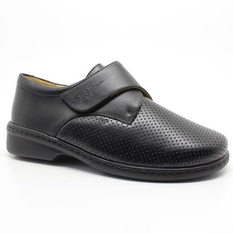 Portofino Shoe Black / 35 / M Portofino Womens Perforated Stretch Shoes - Nero