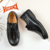 Portofino Shoe Portofino Mens Stretch Oxford Shoes - Nero Stretch/ Black