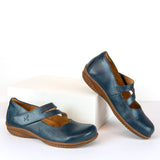 Portofino Shoe Portofino Womens Mary Jane Shoes - Blue/Navy
