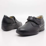 Portofino Shoe Portofino Womens Nappa Leather Velcro Oxford - Black/ Croc