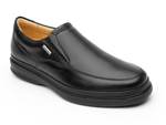 Quirelli Shoe Quirelli Mens Borg Slip On Shoes - Black