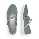 Remonte Shoe Remonte Womens Mary Jane Shoes - Green Combination
