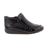 Rieker Boots Black / 35EU / M Rieker Womens Dual Zip Low Boots - Black