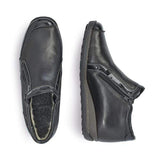 Rieker Boots Rieker Womens Dual Zip Low Boots - Black