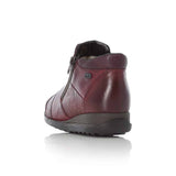 Rieker Boots Rieker Womens Dual Zip Low Boots - Red