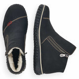 Rieker Boots Rieker Womens Dual Zip Winter Boots - Black