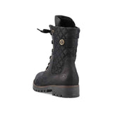 Rieker Boots Rieker Womens Mid Quilted Boots - Black