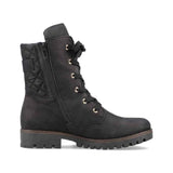 Rieker Boots Rieker Womens Mid Quilted Boots - Black