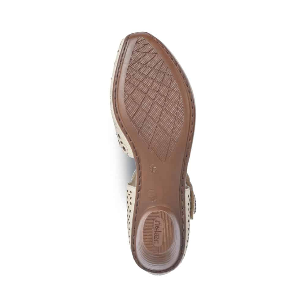 Rieker Shoe Rieker Womens Mary Jane Heels - Beige