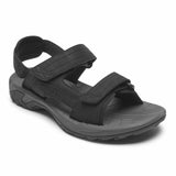 Rockport sandals Rockport Mens Byron Quarter Strap Sandals - Black