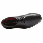 Rockport Shoe Rockport Mens Essentials Details II Apron Toe Dress Shoes - Black Leather