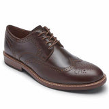 Rockport Shoe Rockport Mens Kenton Wingtip Toe Dress Shoes (WIDE) - Tan Leather