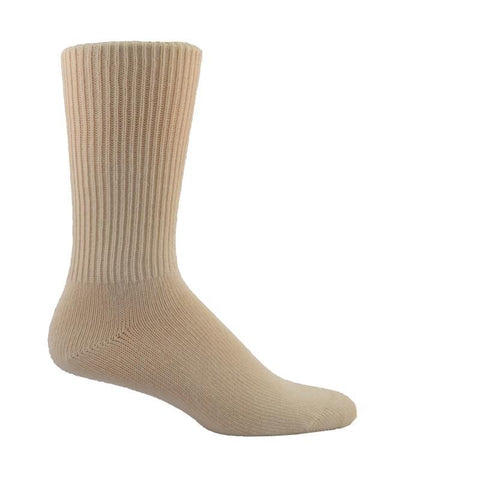 Simcan Socks Natural / Small Simcan Unisex Comfort Diabetic Mid-Calf Socks - Natural (1 pair)