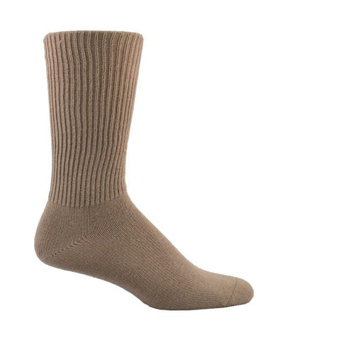 Simcan Socks Sand / Small Simcan Unisex Comfort Diabetic Mid-Calf Socks - Sand (1 pair)