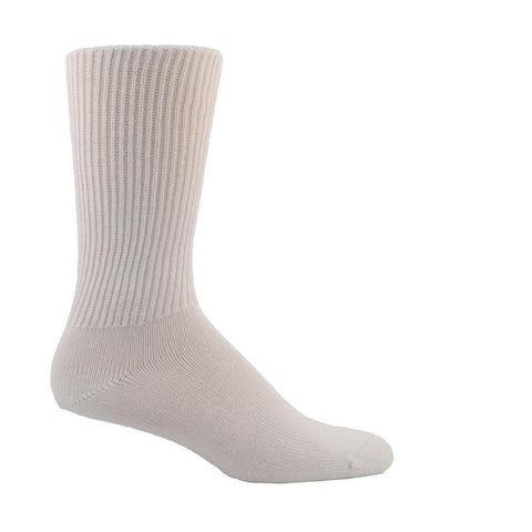 Simcan Socks White / S Simcan Unisex Comfort Diabetic Mid-Calf Socks - White (1 pair)