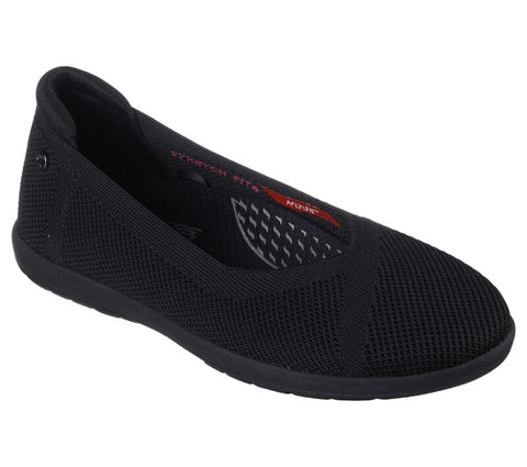 Skechers Shoe 5 / Black / B (Medium) Skechers Womens Cleo Sport