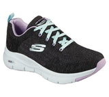 Skechers Shoe Skechers Womens Skechers Arch Fit - Comfy Wave - Black/Lavender