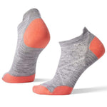 Smartwool Socks Smartwool Womens PF Run Ultra Light Micro Cushion Light Gray