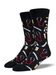 SockSmith Socks O/S / Meds SockSmith Mens Graphic Cotton Crew Socks